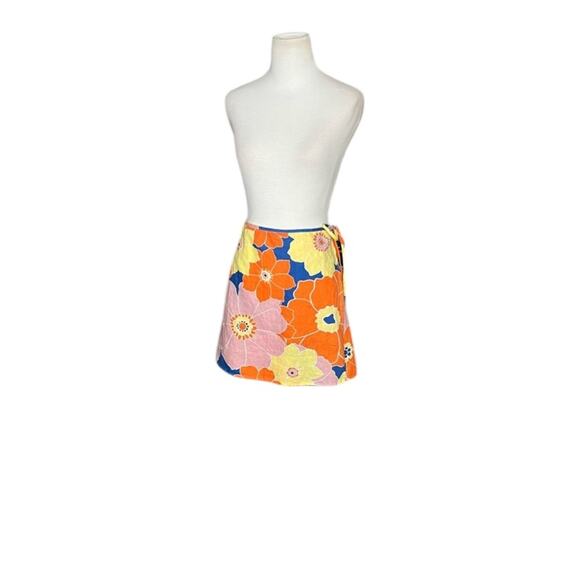 *NWOT Women’s Rails Mateo Linen Wrap Skirt – Sz L - Picture 4 of 7